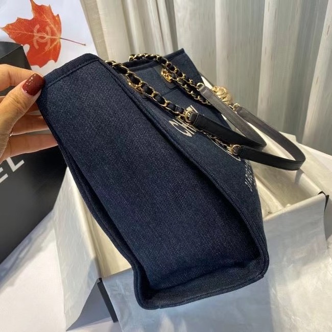 Chanel 19SS Shopping bag A67001 royal blue