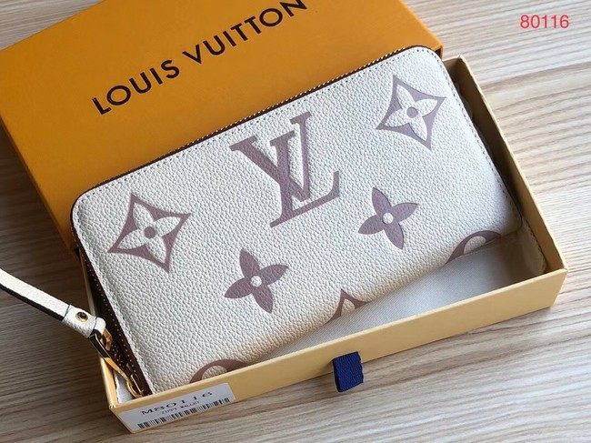 Louis vuitton ZIPPY WALLET M80116 Cream