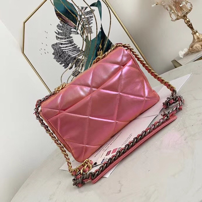 Chanel 19 flap bag AS1161 Pink