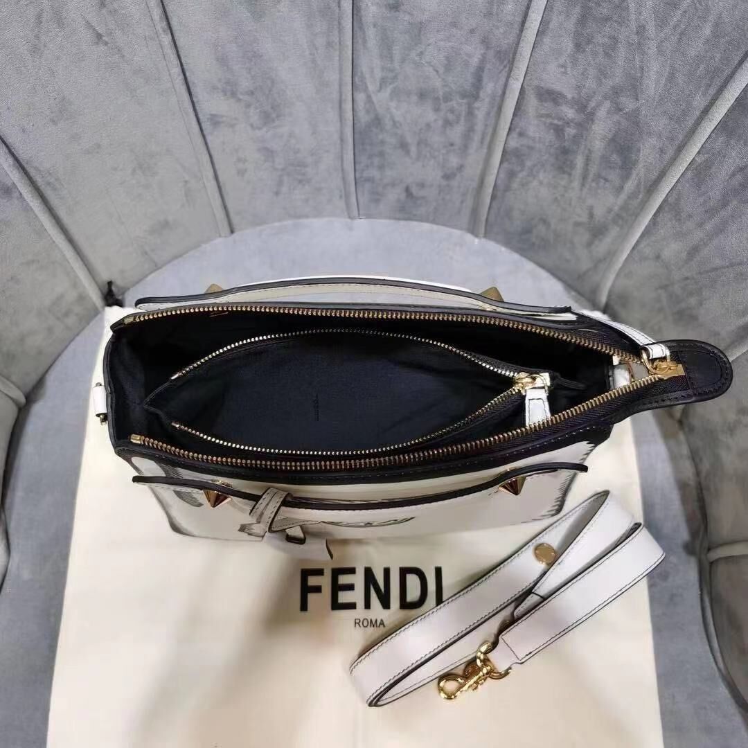 FENDI Original Leather Bag FD6588 White