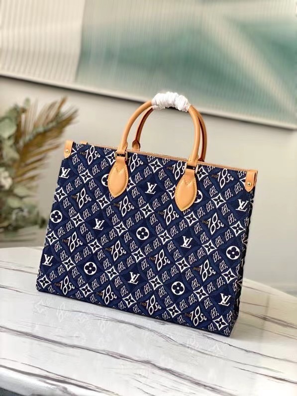Louis Vuitton SINCE 1854 Onthego medium tote bag M57396 blue