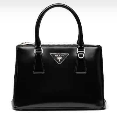 Prada Galleria brushed leather bag 1BA896 black