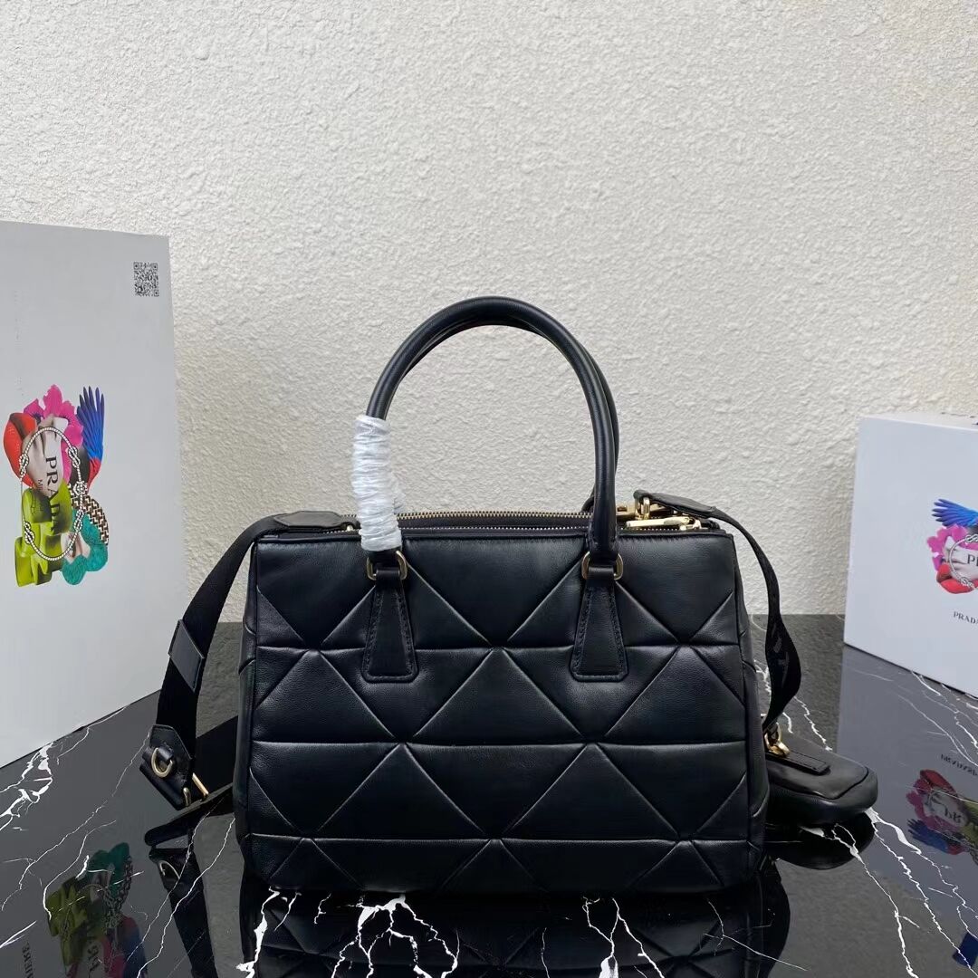 Prada Nappa Leather Prada Spectrum Tote 1BG863 black