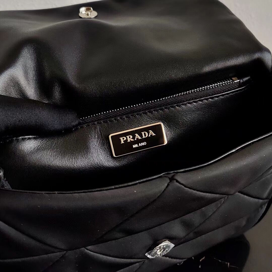 Prada Re-Edition nylon shoulder bag 1BD292A black