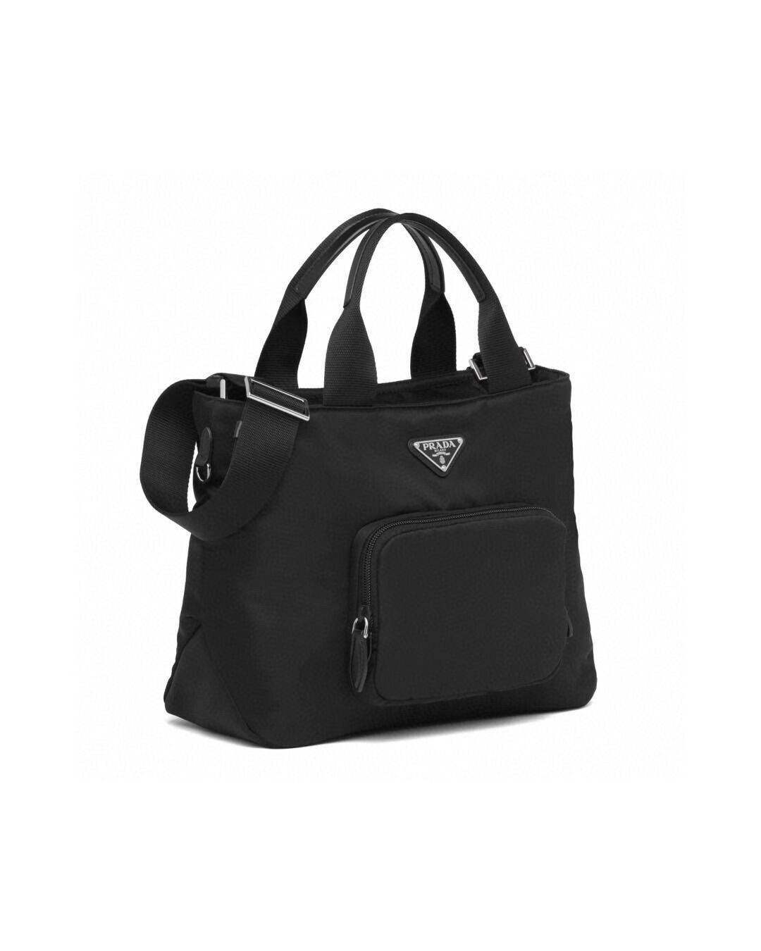 Prada Re-Edition nylon tote bag 1BG354 black