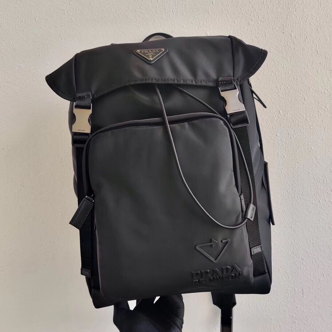 Prada Technical fabric backpack 2VZ135X black