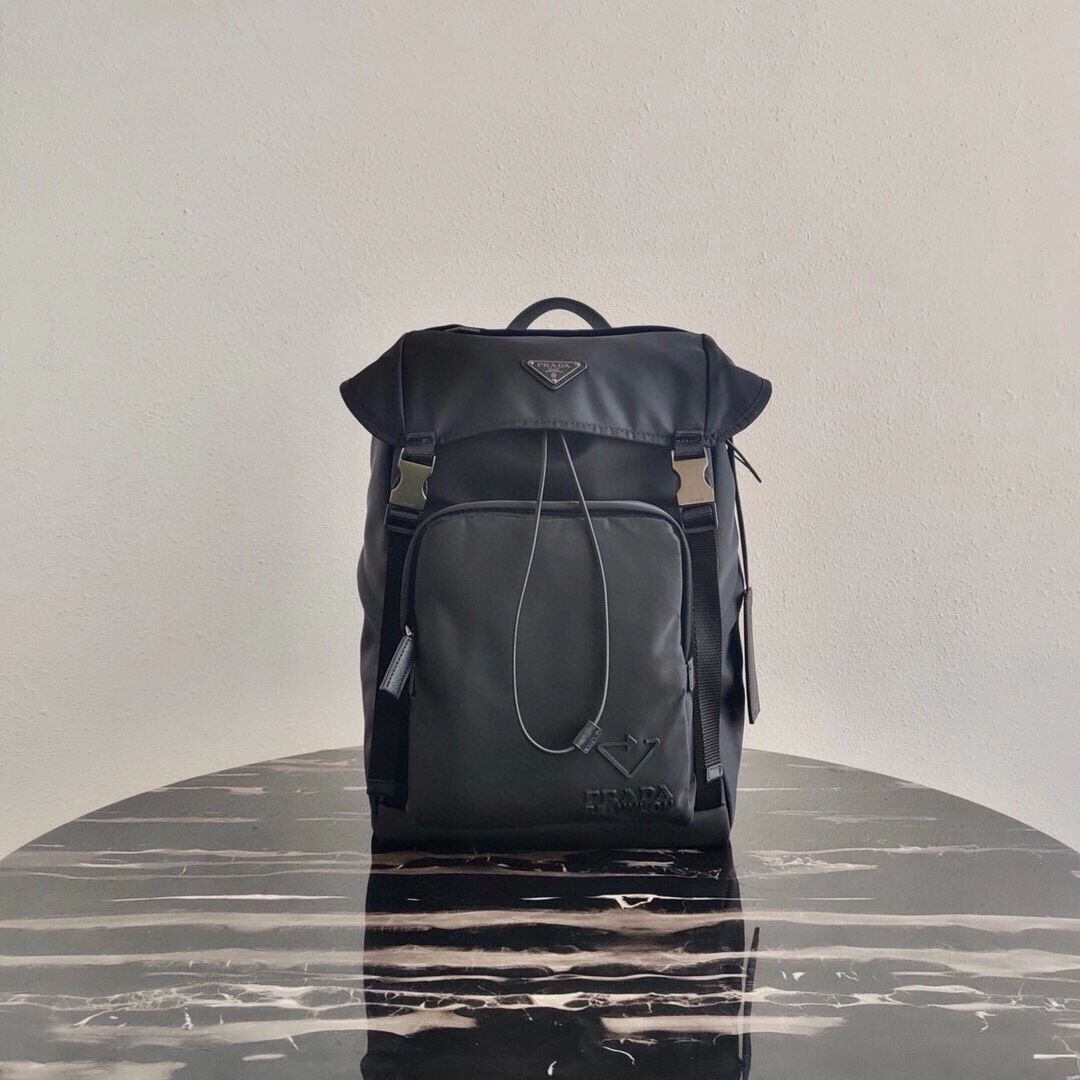 Prada Technical fabric backpack 2VZ135X black