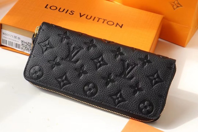 Louis Vuitton Original Monogram Empreinte Wallet M60171 black