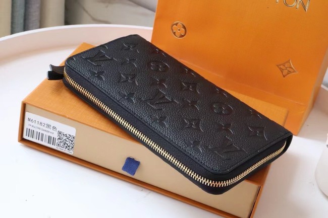 Louis Vuitton Original Monogram Empreinte Wallet M60571 black