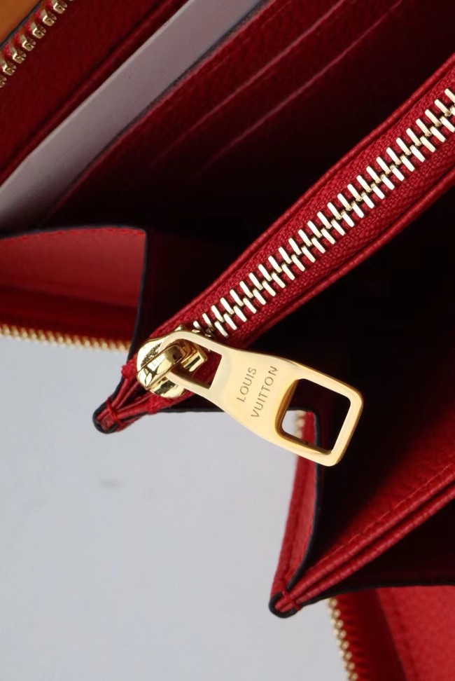 Louis Vuitton Original Monogram Empreinte Wallet M60571 red