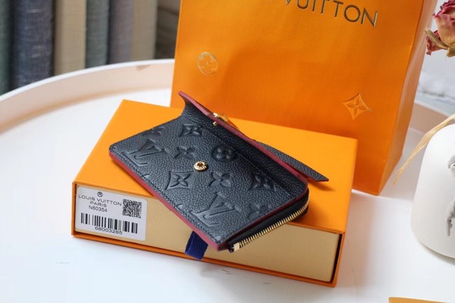 Louis Vuitton Original Monogram Empreinte Wallet M69421 Navy Blue