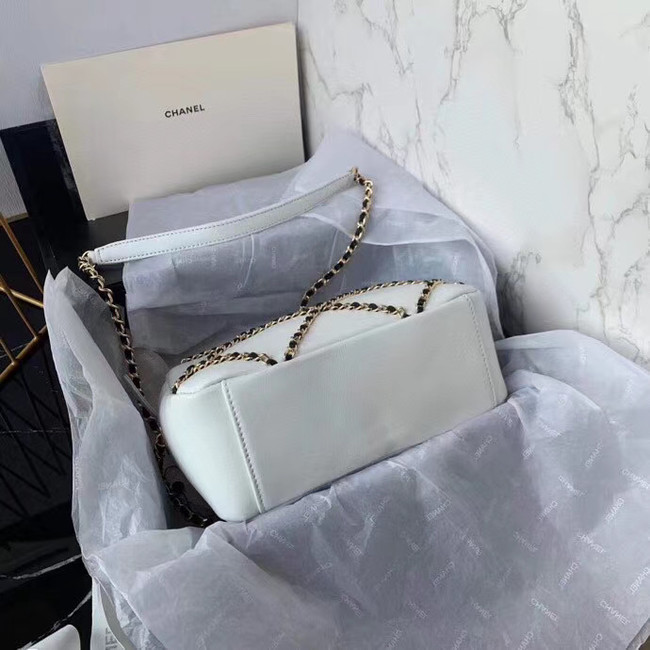 Chanel cross-body bag  AS2384 White & black