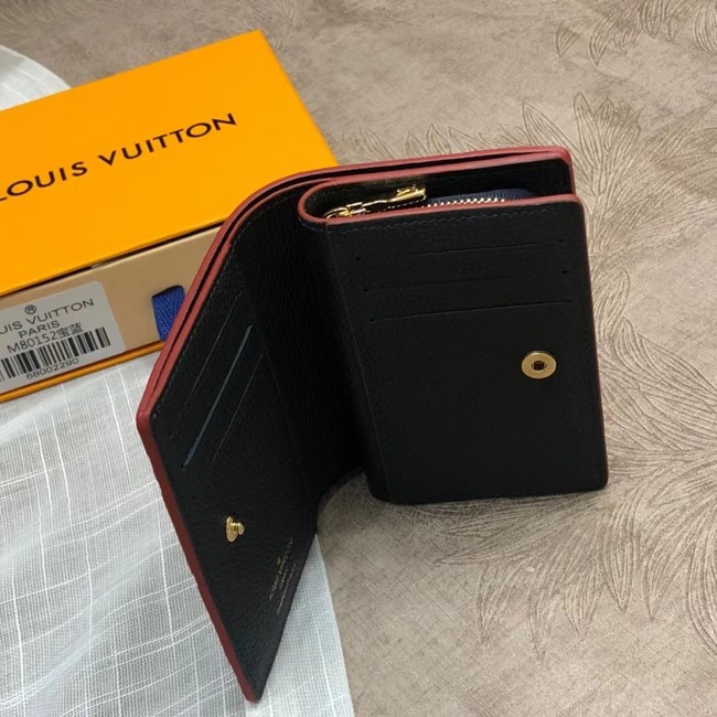 Louis Vuitton Original Monogram Empreinte CLEA WALLET M80152 Navy Blue