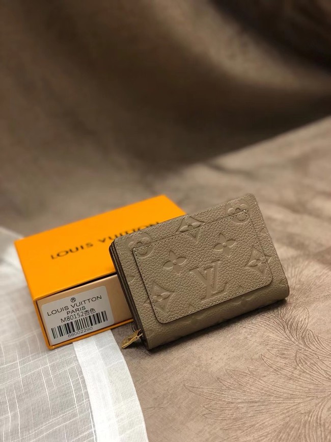 Louis Vuitton Original Monogram Empreinte CLEA WALLET M80152 Tourterelle Beige