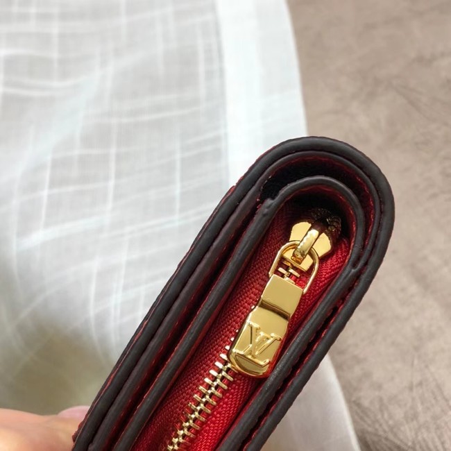 Louis Vuitton Original Monogram Empreinte CLEA WALLET M80152 red