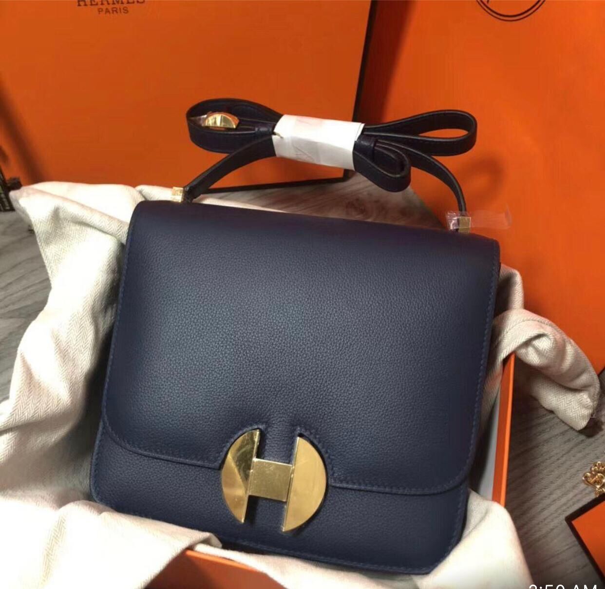 Hermes Original Leather Bag H8649 Black