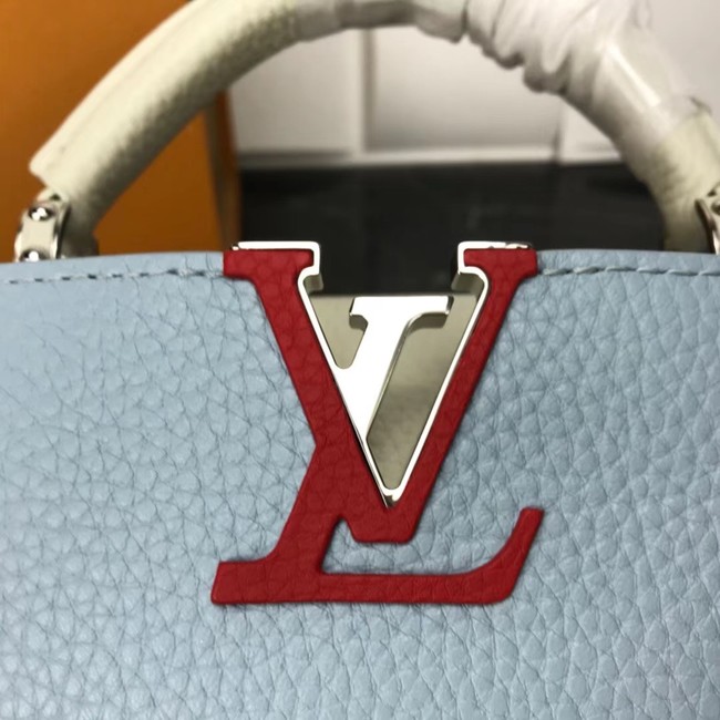 Louis Vuitton CAPUCINES PM M57519 light blue&white