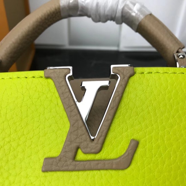 Louis Vuitton CAPUCINES PM M57519 yellow&grey