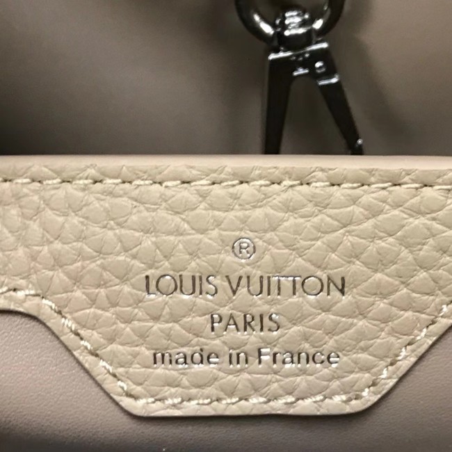 Louis Vuitton CAPUCINES PM M57519 yellow&grey