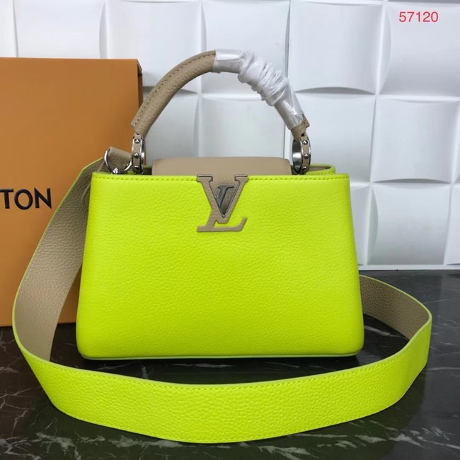 Louis Vuitton CAPUCINES PM M57519 yellow&grey