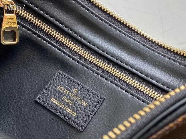 Louis Vuitton Original Monogram Canvas Zipper Clutch bag M64125 black