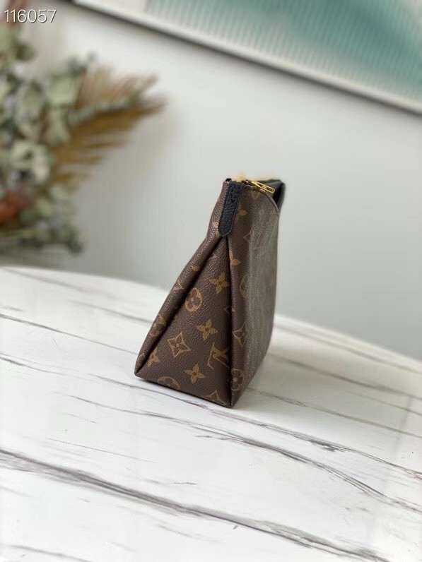 Louis Vuitton Original Monogram Canvas Zipper Clutch bag M64125 black