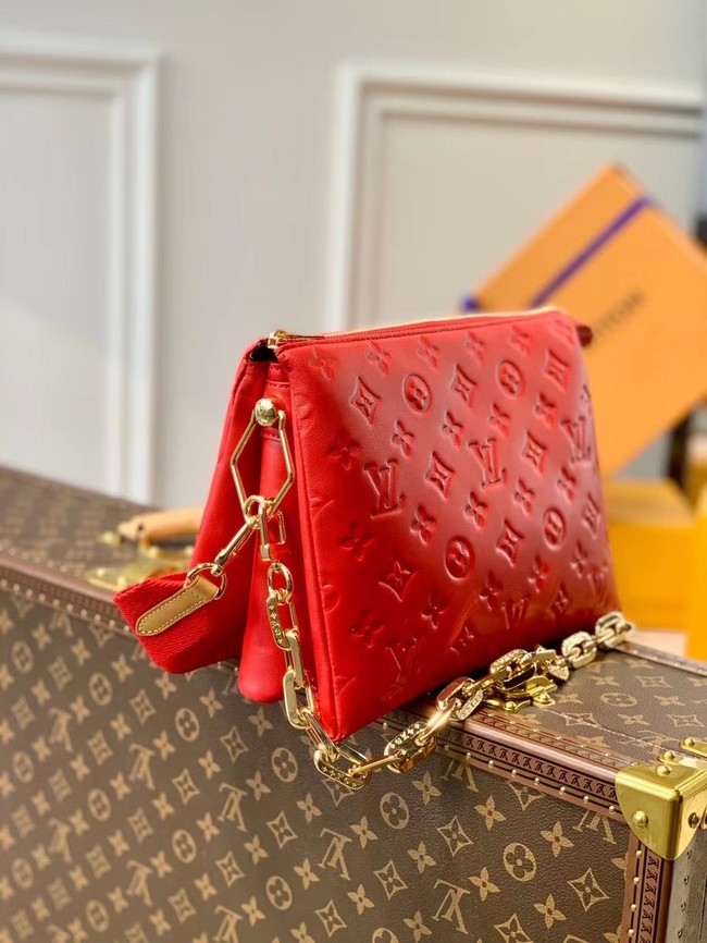 Louis Vuitton COUSSIN PM M57793 red