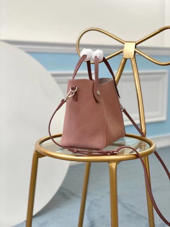 Louis Vuitton Mahina Leather HINA Bag M54353 dark pink