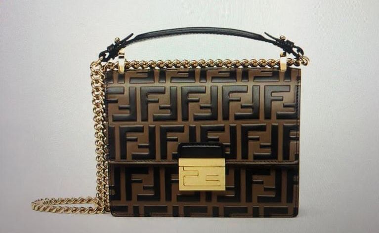 Fendi Original Leather Bag FF8965 Brown