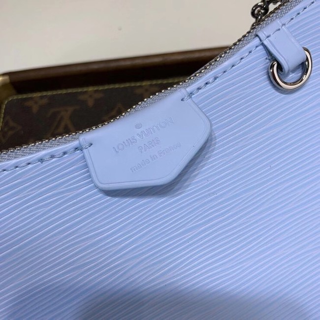 Louis vuitton Original EASY POUCH ON STRAP M80479 Bleu Celeste Blue