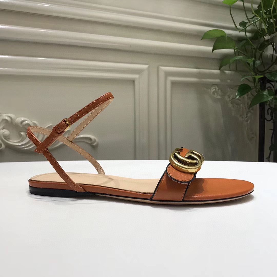 Gucci Sandals Shoes 1CM 7CM 10CM Heels GG6326 Brown