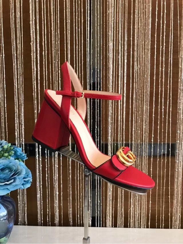 Gucci Sandals Shoes 1CM 7CM 10CM Heels GG6326 Red