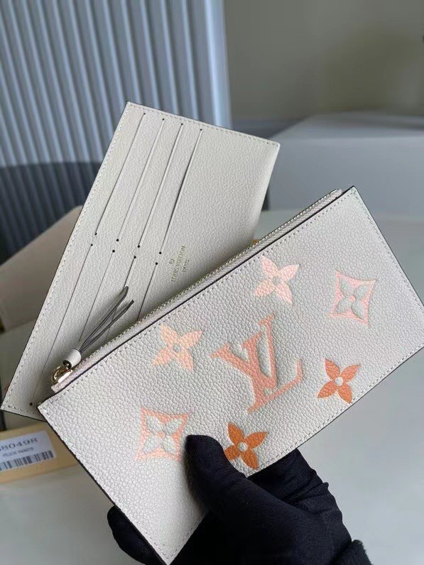 Louis Vuitton FELICIE POCHETTE M80498 Cream & Saffron