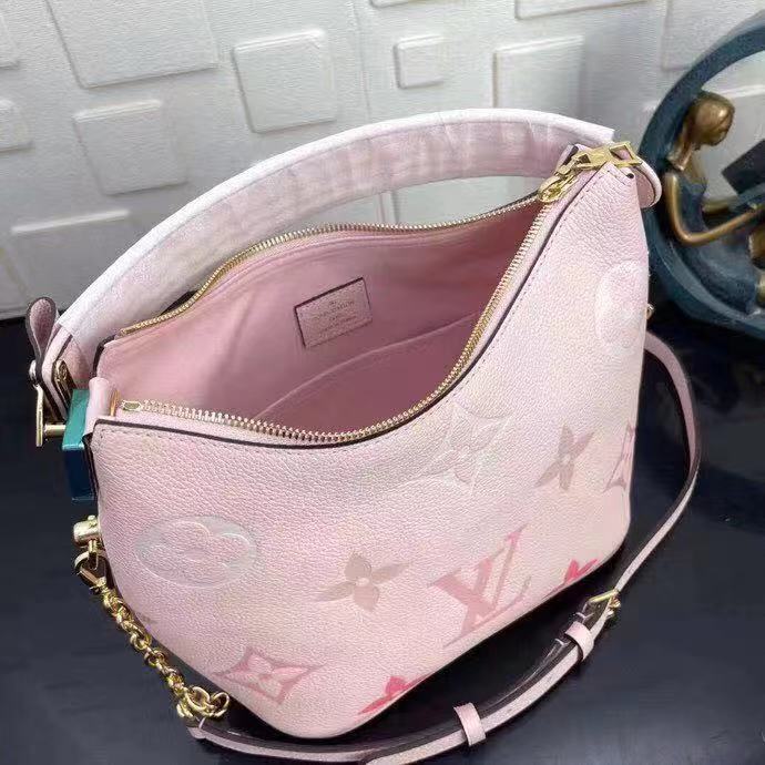 Louis Vuitton Original Leather Hobo Bag M45697 Pink