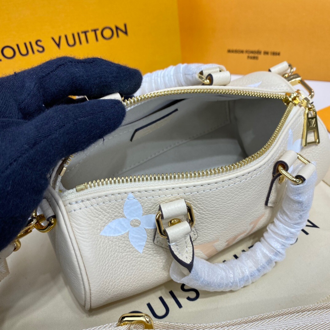 Louis Vuitton PAPILLON BB M45708 Cream&Saffron