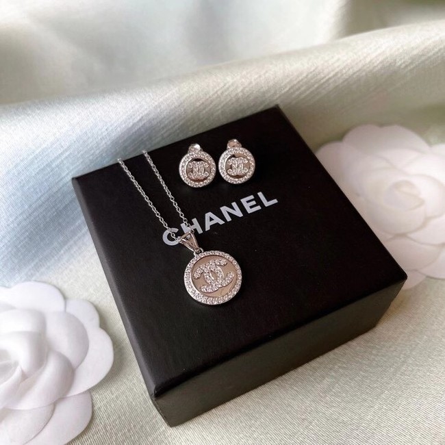 Chanel Earrings Necklace CE6345