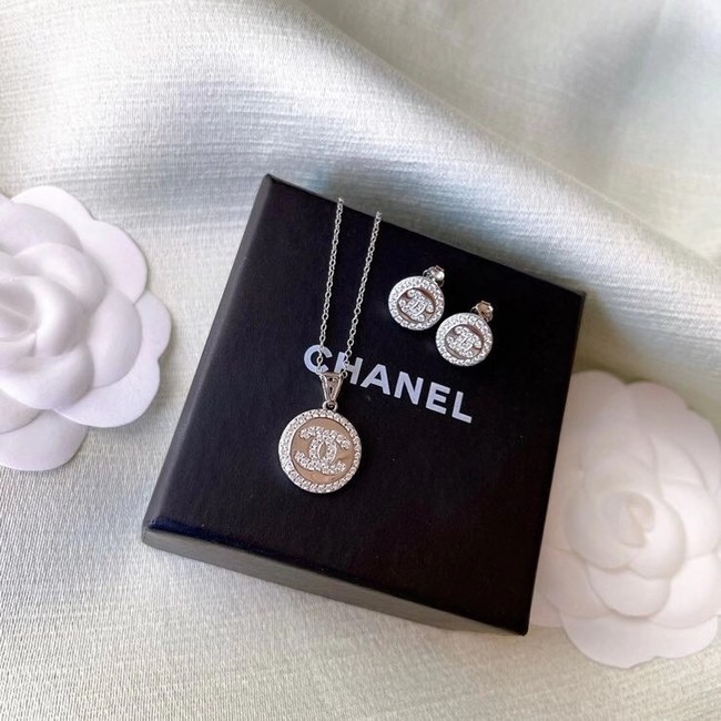 Chanel Earrings Necklace CE6345