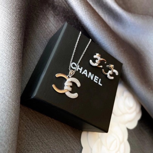 Chanel Earrings Necklace CE6346