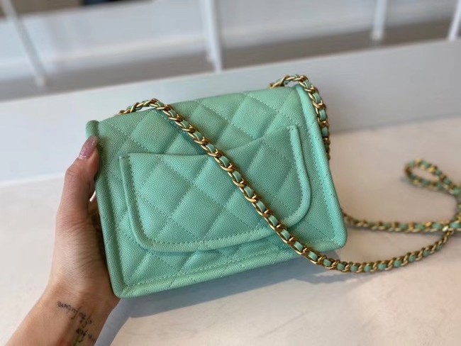 Chanel cross-body bag AS2356 light green