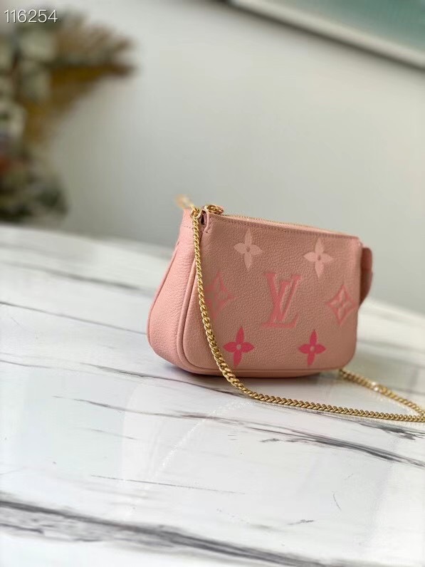Louis Vuitton MINI POCHETTE ACCESSOIRES M80501 Bouton de Rose Pink