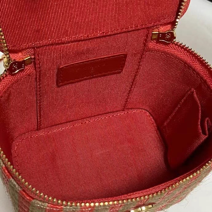 Chanel Weave Shoulder Bag AP1998 red