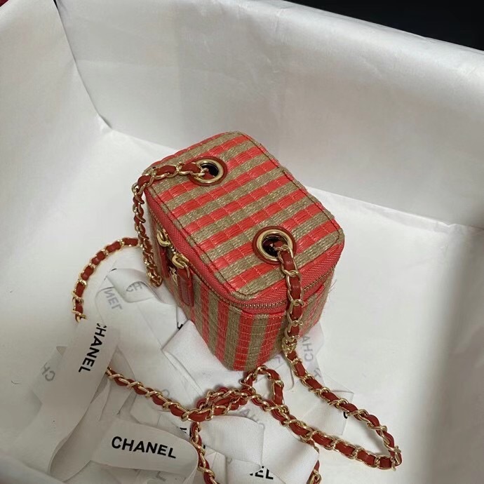 Chanel Weave Shoulder Bag AP1998 red