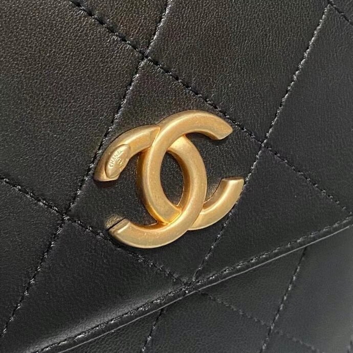 Chanel small hobo bag AS2503 black