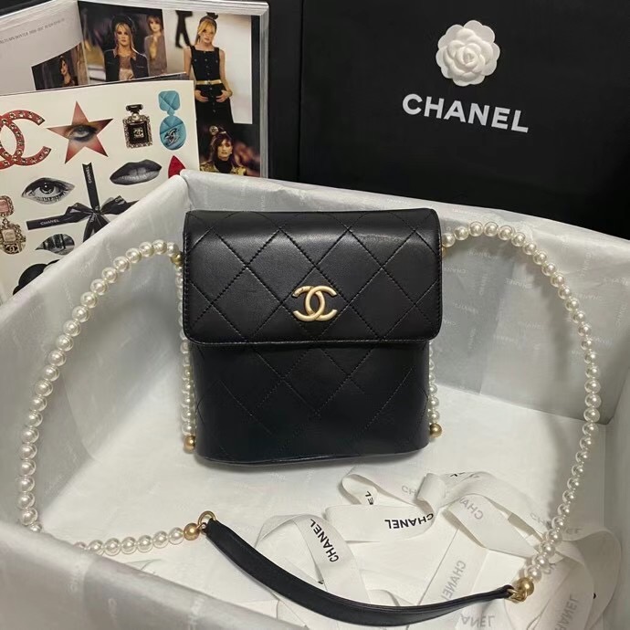 Chanel small hobo bag AS2503 black