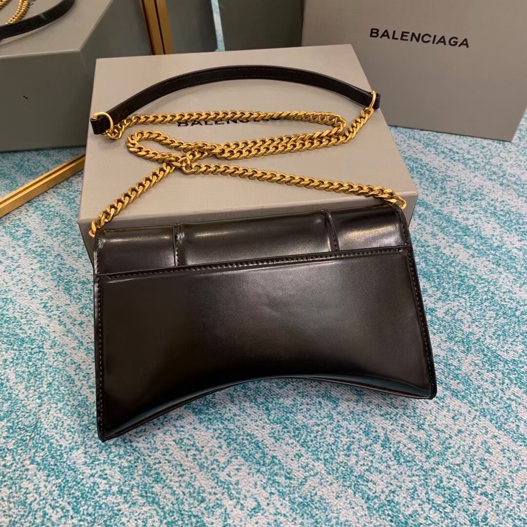 Balenciaga HOURGLASS CHAIN BAG B164497 black