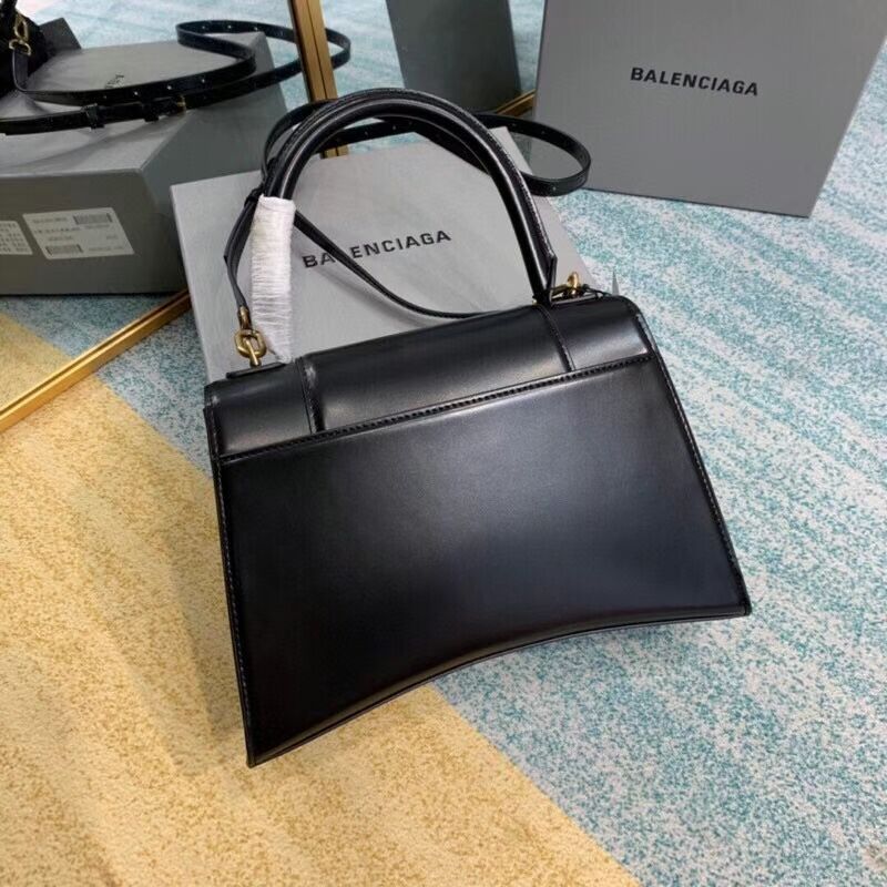 Balenciaga HOURGLASS MEDIUM TOP HANDLE BAG B108892 black