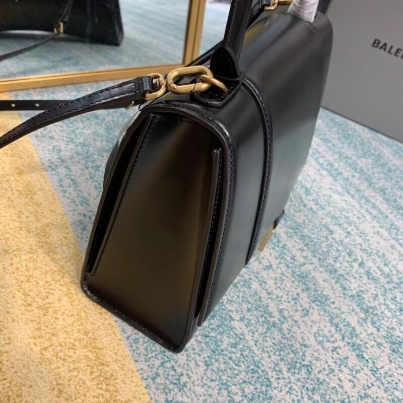 Balenciaga HOURGLASS MEDIUM TOP HANDLE BAG B108892 black