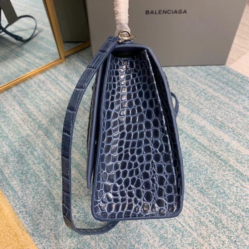 Balenciaga HOURGLASS MEDIUM TOP HANDLE BAG B108892E blue