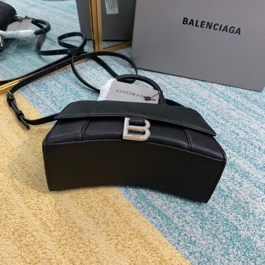 Balenciaga HOURGLASS SMALL TOP HANDLE BAG B108895 black