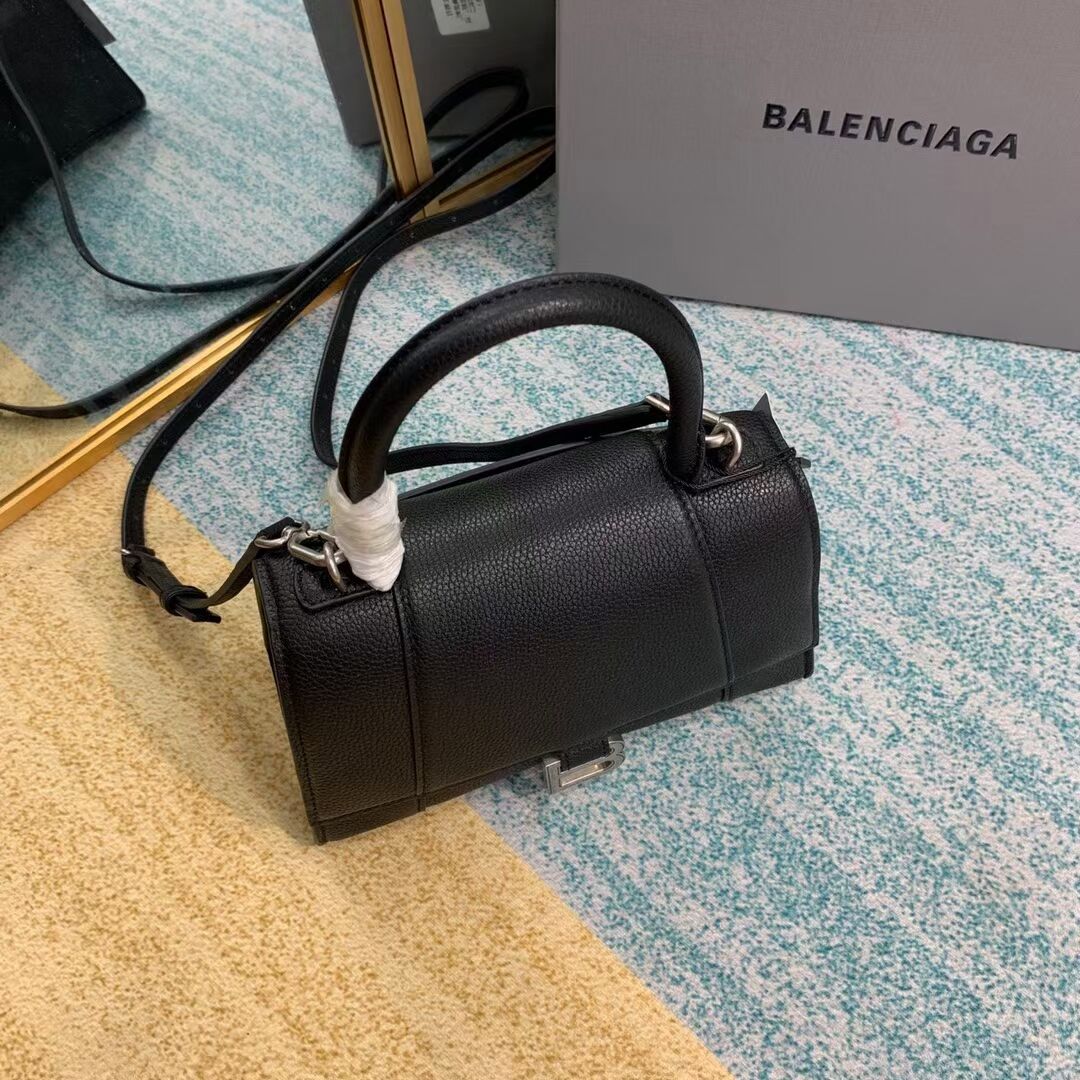 Balenciaga HOURGLASS SMALL TOP HANDLE BAG B108895 black